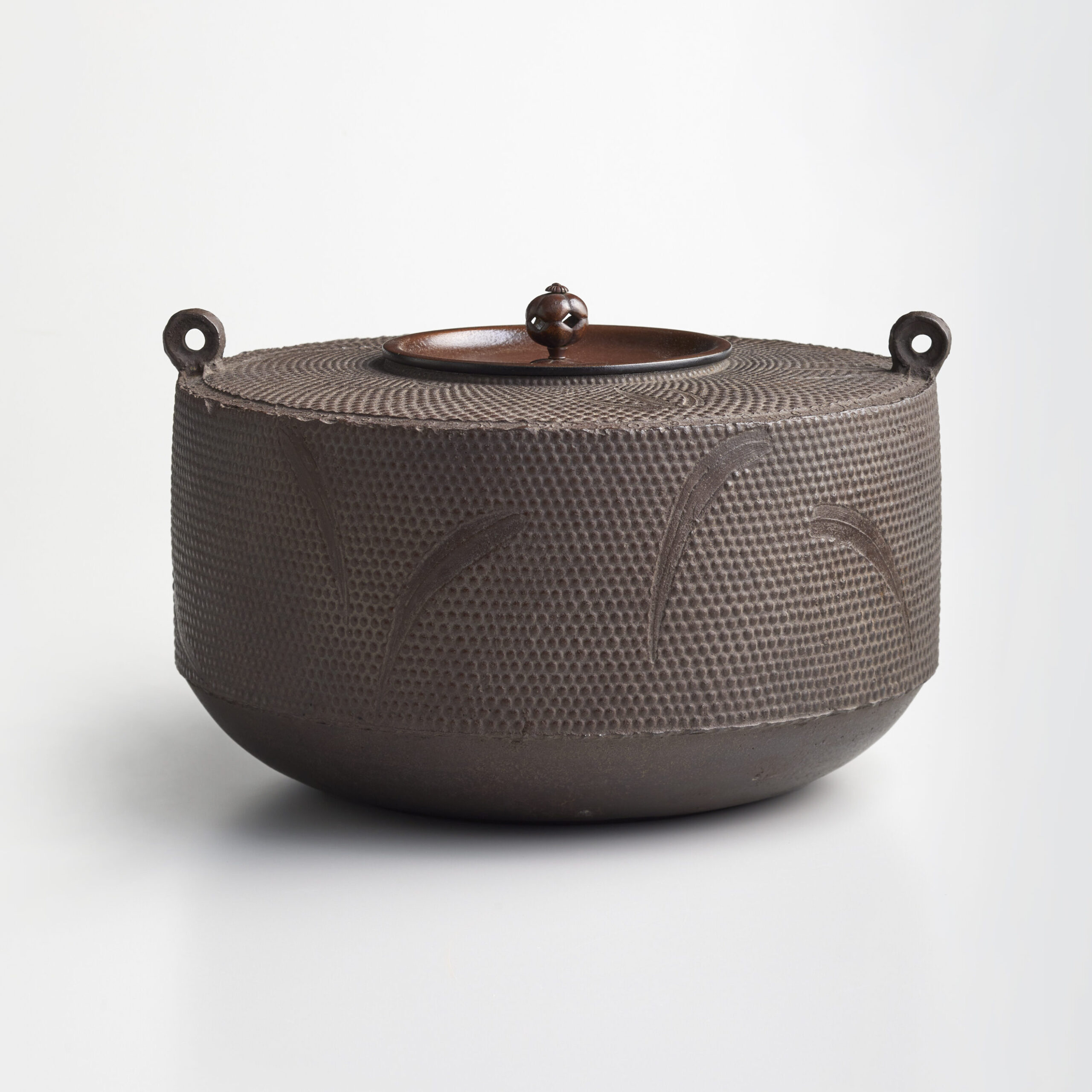 霰地竹ノ葉肩衝釜