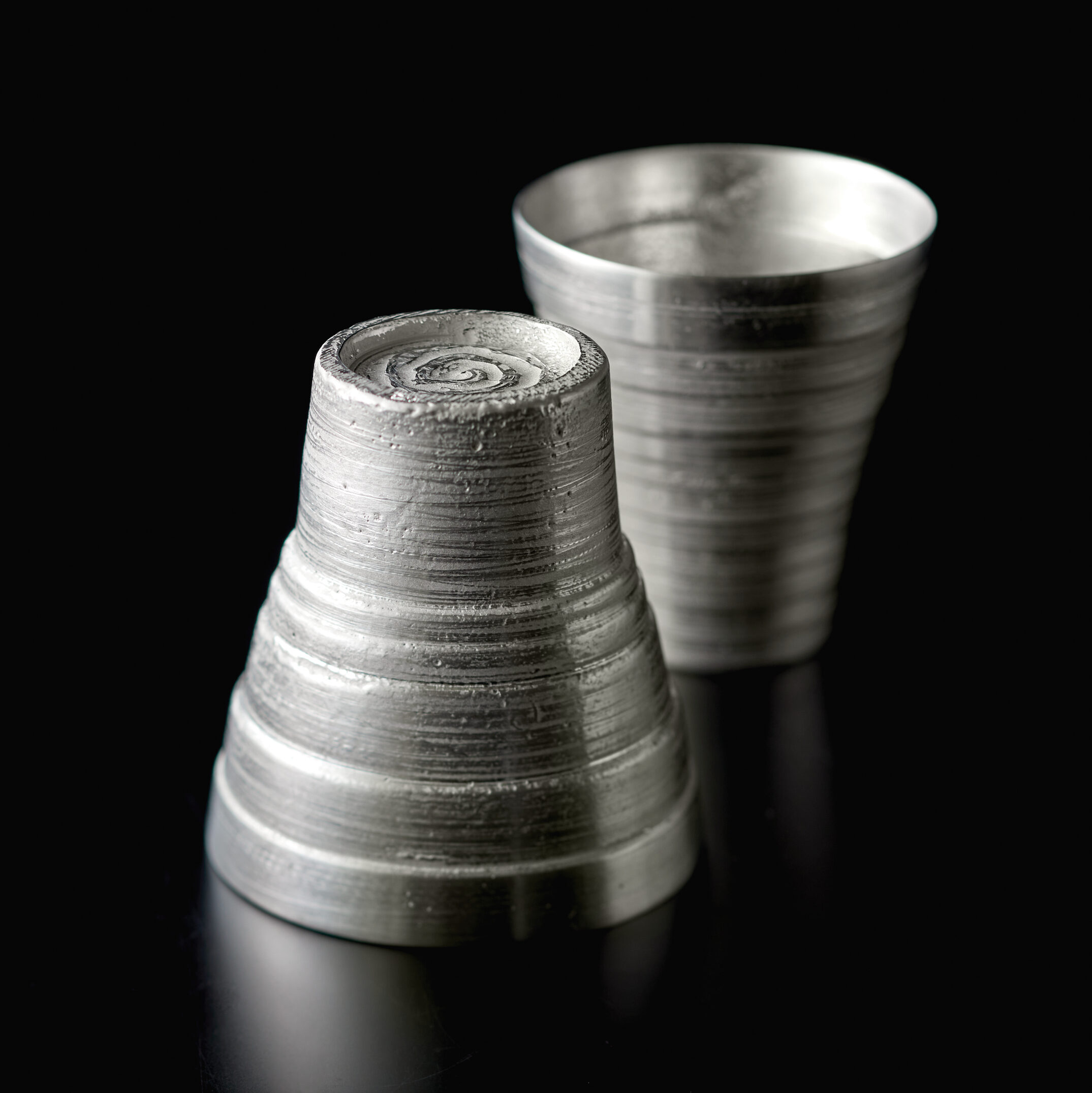 錫製酒器 天地の詞